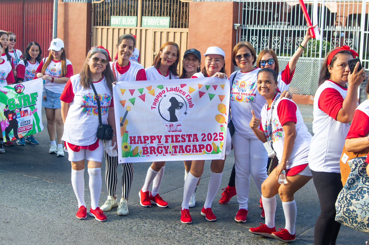 picture of barangay tagapo community celebrating barangay tagapo fiesta 2025