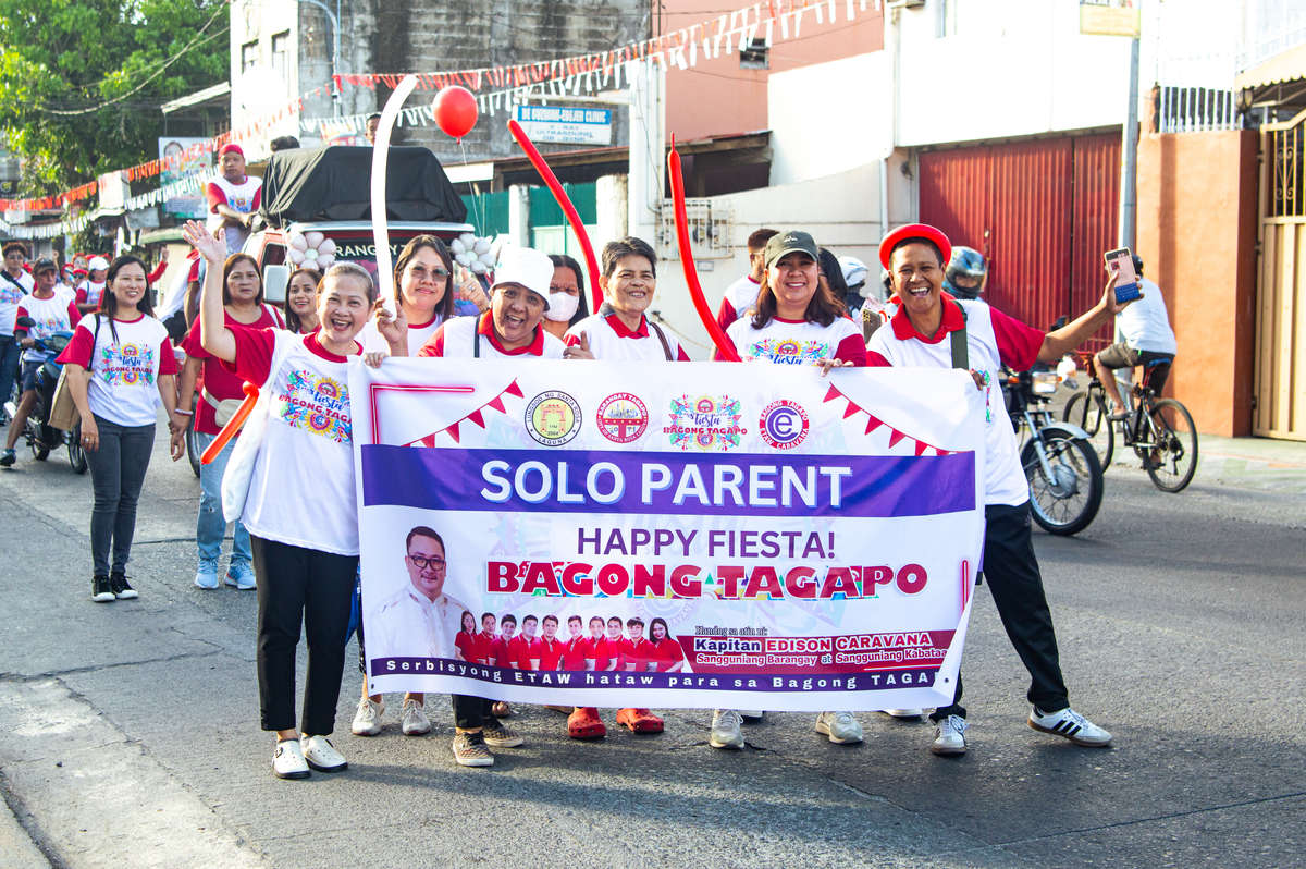 picture of barangay tagapo community celebrating barangay tagapo fiesta 2025